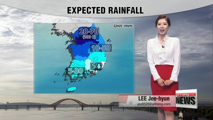 Rain to start in upper regions before spreading to the rest