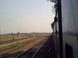 LKO WDM-3A 16372 with 5707 Up Katihar-Amritsar Amrapali Express at Sardarnagar Station