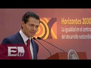 EPN se compromete a cumplir agenda Horizontes 2030 de la CEPAL / Héctor Figueroa