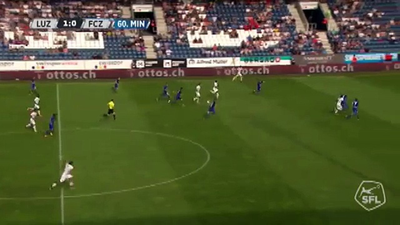 Luzern 1:1 Zürich (Swiss Super League 27 August)