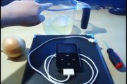 How to Charge an iPod using electrolytes and an onion