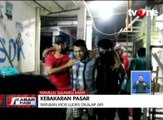 Kebakaran Besar  Hanguskan Ratusan Kios di Pasar Mamuju