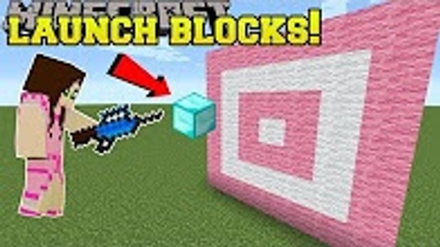 PopularMMOs Minecraft BLOCK LAUNCHERS!!! (SHOOT ANY BLOCKS!!!) Mod Showcase