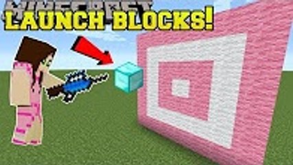 PopularMMOs Minecraft  BLOCK LAUNCHERS!!! (SHOOT ANY BLOCKS!!!) Mod Showcase