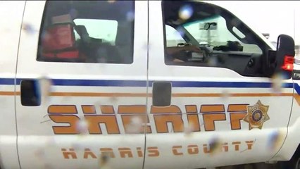 Texas - En plein direct, une journaliste lâche tout pour aller sauver un routier coincé par la montée des eaux !