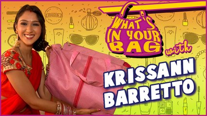 Krissann Barretto aka Sanjana's Handbag SECRET REVEALED  Sasural Simar Ka  What's In Your Bag
