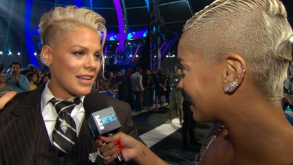 P!nk Spills on Receiving Vanguard Award