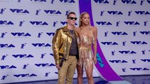 Jeremy Scott and Jasmine Sanders 2017 Video Music Awards Red Carpet