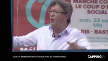 Jean-Luc Mélenchon insulte les électeurs du Front national de 