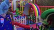 Indoor Playground Family Fun Play Area with Thief fails toy of kids and Police arrest at c