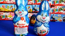 5 different Kinder Surprise Easter Bunnies - some Kinder Eggs and Big Package