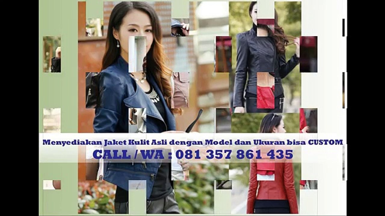 CAll _ WA 081 357 861 435 (TSEL) Jaket Kulit Wanita Warna - YouTube