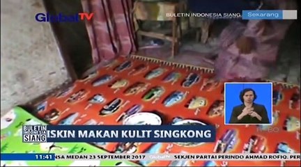 Makan Kulit Singkong Jadi Lauk Utama Bagi Keluarga di Tasikmalaya