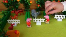 En para Peppa Pig Peppa Pig juguetes zoológico aventura de dibujos animados niñas en ruso