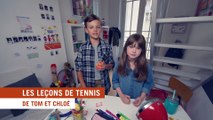 #plusfortquemonpere Les leçons de tennis de Tom & Chloé