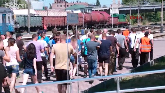 Ukrayna polisinden Türkiye maçı öncesi tatbikat