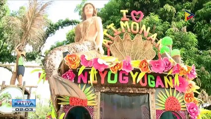 Ang pagdiriwang ng Niyogyugan Festival sa probinsya ng Quezon