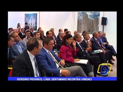Riordino Province, l'Ass. Dentamaro incontra i sindaci