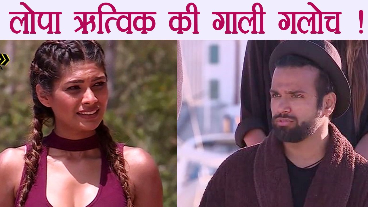 Khatron Ke Khiladi 8: Lopamudra Raut and Rithvik Dhanjani MAJOR FIGHT during the task | FilmiBeat