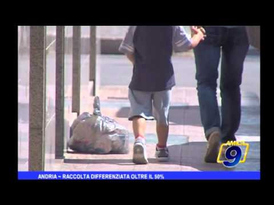 Andria | Raccolta differenziata oltre il 50%