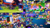 Blocs maison porc école jouets déballage vidéo Peppa nickelodeon lego