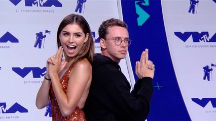 Jessica Andrea and Logic 2017 Video Music Awards Red Carpet