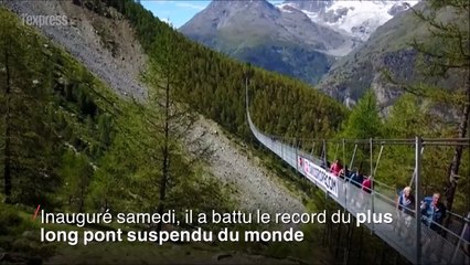 Suisse : le plus long pont suspendu au monde. Attention au vertige