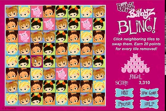 Банан блины Игры Дети Дети ... Онлайн головоломка тв Bratz Babyz