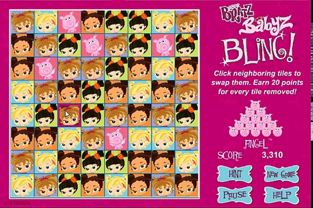Банан блины Игры Дети Дети ... Онлайн головоломка тв Bratz Babyz