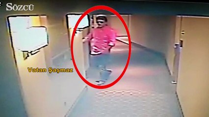 Vatan Şaşmaz'ın otele ve odaya giriş görüntüleri ortaya çıktı