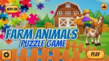 Ferme animaux puzzle des jeux éducatif et drôle Jeu pour préscolaire enfants