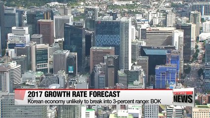 Korean economy to remain in 2-percent growth range: BOK