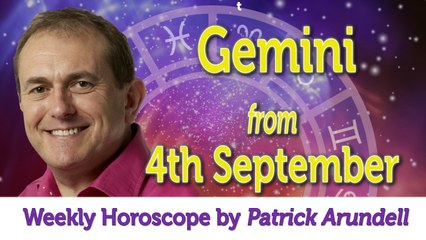 Gemini Weekly Horoscope from 4th September - 11th September 2017