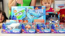 Unboxing Disney Finding Dory Toys Marine Life Playset And Robo Fish By ZURU Nemo Bailey Ck