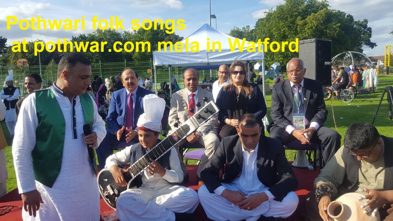 folk songs at pothwar.com mela in Watford