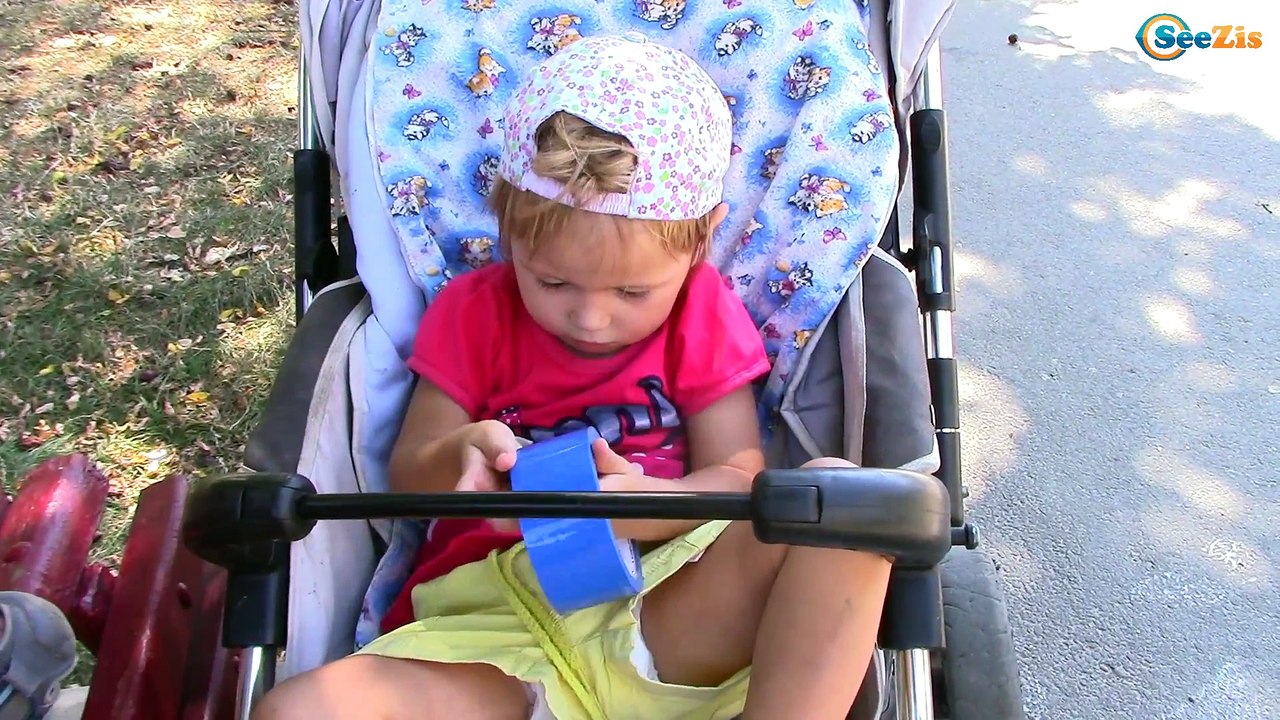 Funny Baby Prank, Bad Baby Crying! Learn Colors with Sticky Tape Finger Family Song Nursery Rhyme