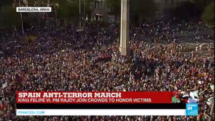 Spain Terror Attacks: Watch FRANCE24''s special edition on Barcelona March for Peace