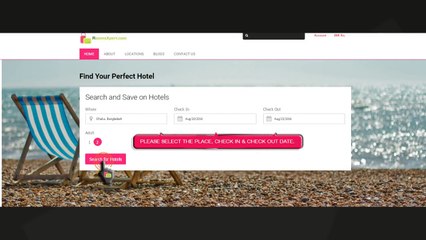 RoomsXpert Booking Process