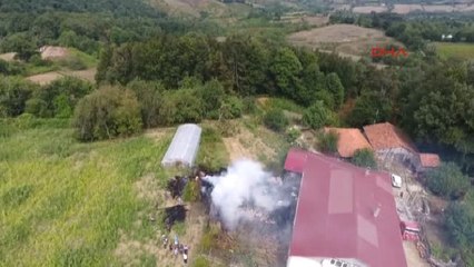 Sinop Yangında Ahşap Ev Küle Döndü