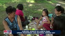 Publiko, dumayo sa Luneta Park upang ipagdiwang ang National Heroes' Day