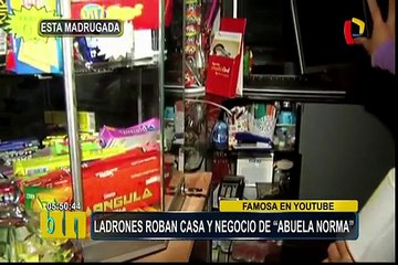 Roban casa y negocio de youtuber peruana ‘La abuela Norma’