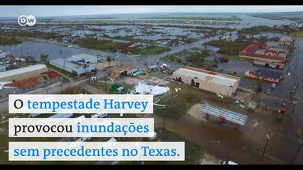 Harvey atinge milhões de pessoas nos Estados Unidos
