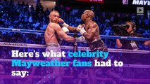 Celebrities celebrate Floyd Mayweather win!