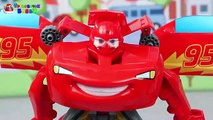 Historieta sobre Transformers Optimus Prime rescata a Rayo McQueen del Decepticon mal m