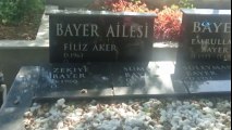 Filiz Aker’in kendisi için hazırlattığı mezarlık