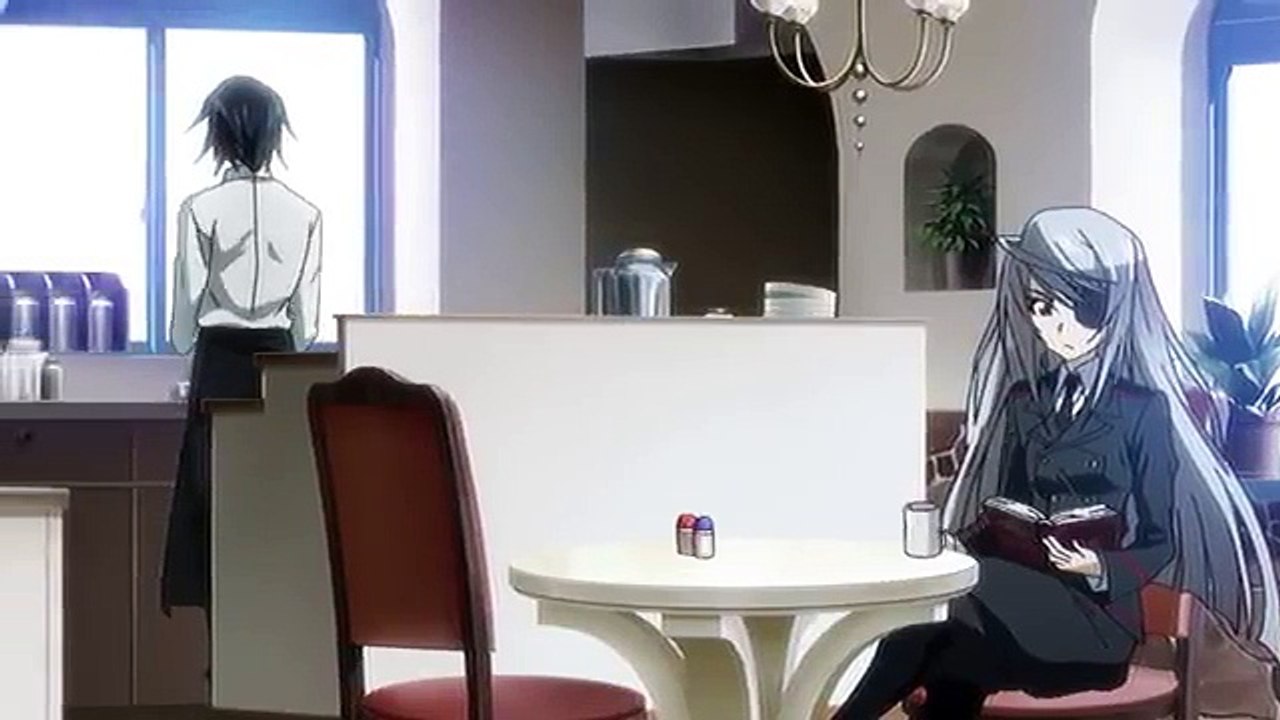 Infinite Stratos - Laura wears an apron