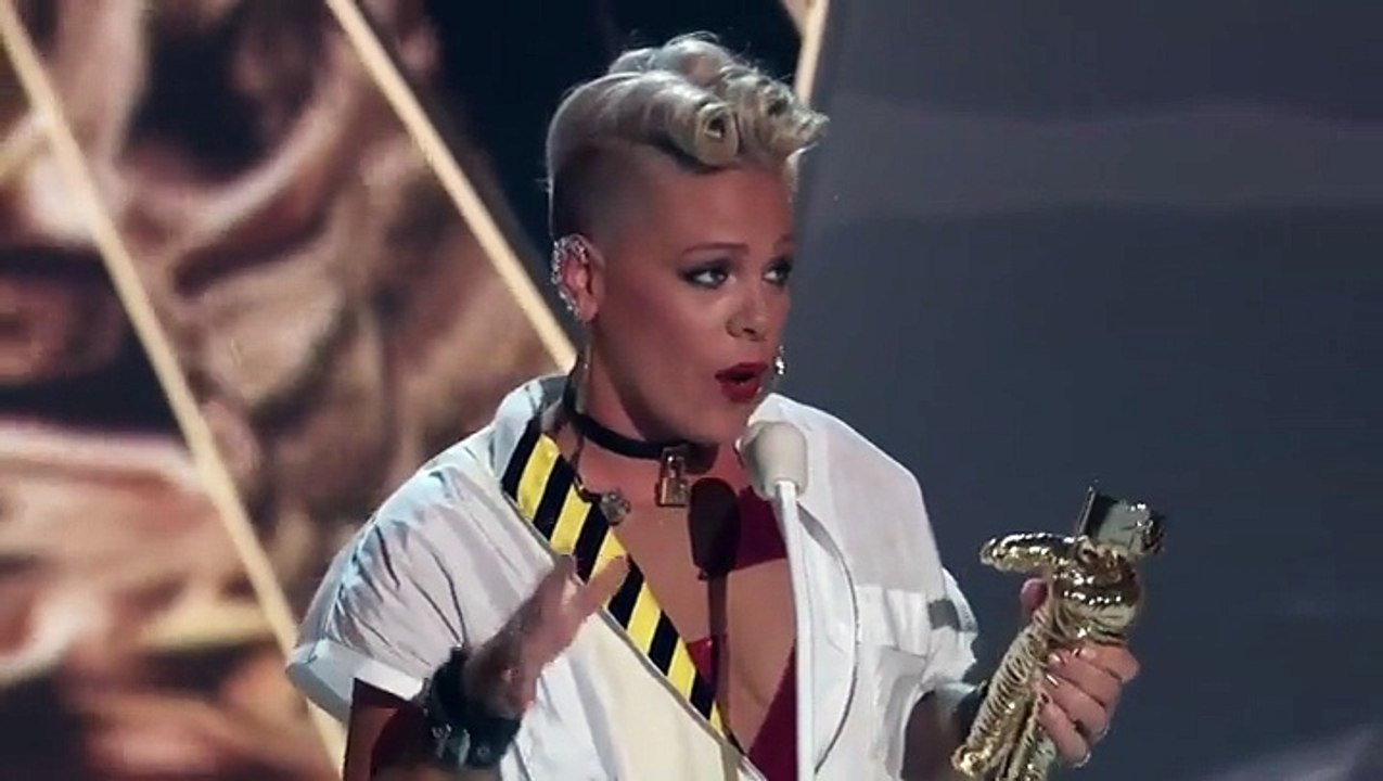 Pink Shares Inspiring Speech At MTV VMAs: 'You Are Beautiful'