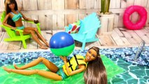 DIY - How to Make: Doll Swimming Pool 2 - Handmade - Doll - Crafts