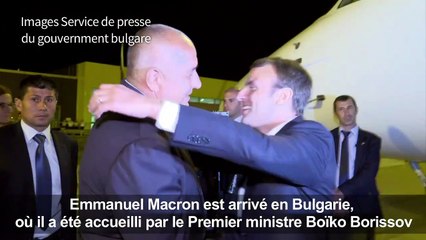 Emmanuel Macron en Bulgarie, dernière étape de sa tournée