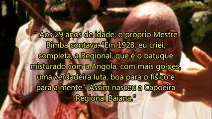 Mestre Bimba-Breve Historia